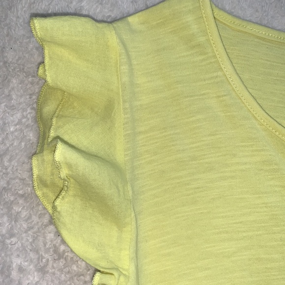 Zara Lemon Yellow Shorts Romper 7 EUC Girls - Picture 6 of 11